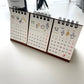 2025 Three-Month Desk Ring Calendar