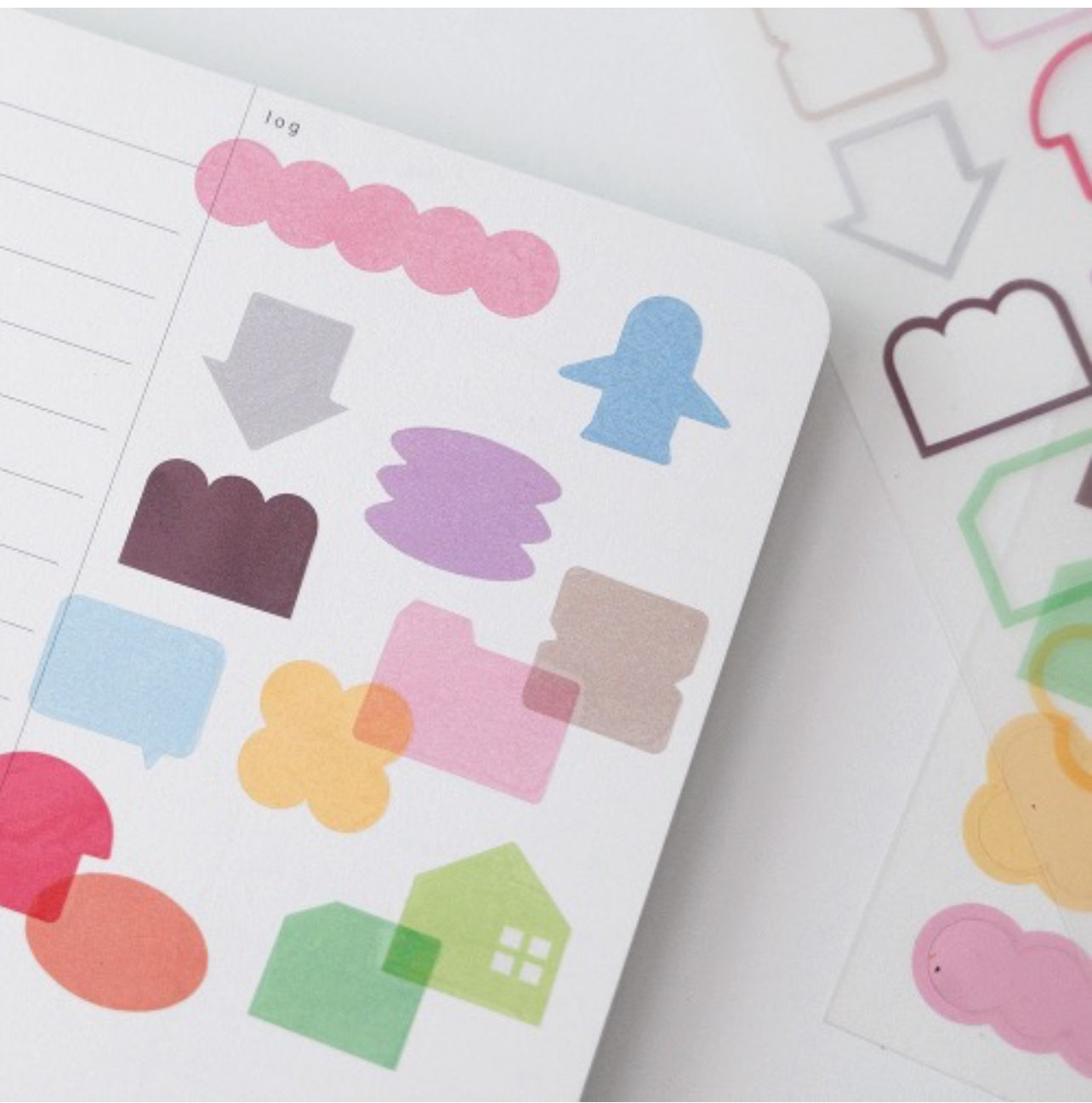 202hosil Object Sticker Set – Journal Station