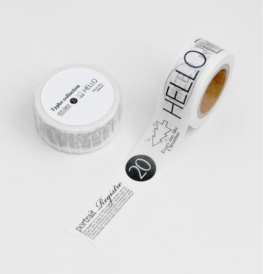 202hosil Typho Collection Masking Tape