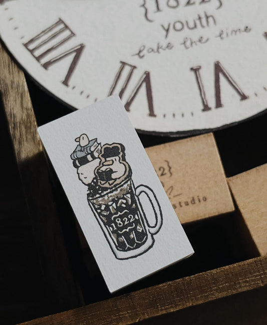 Yamadoro Double-sided Rubber Stamp / 2 Designs