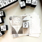 KOCKA Poker Man Rubber Stamp / 3 Designs