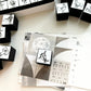 KOCKA Poker Man Rubber Stamp / 3 Designs