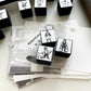 KOCKA The Villagers ( 2 ) Rubber Stamps