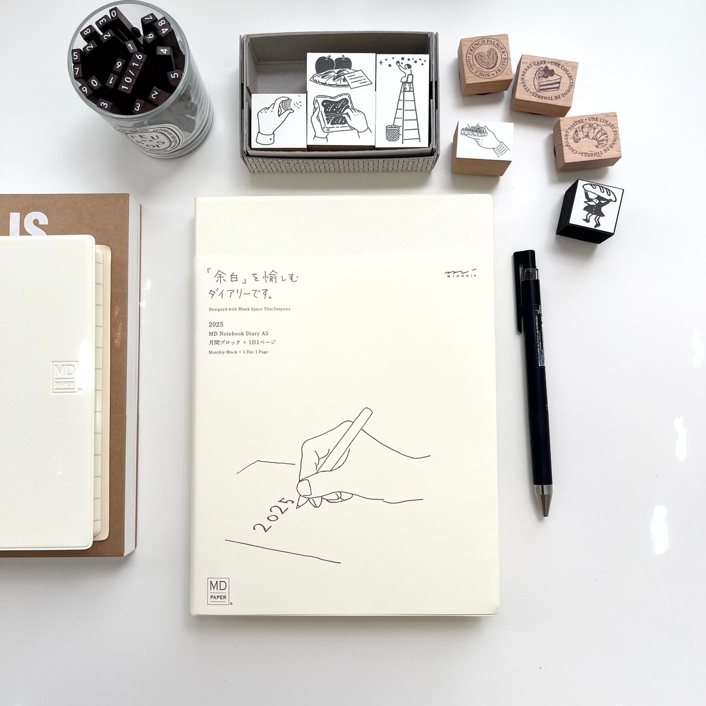 MIDORI 2025 Notebook Diary 1 Day 1 Page || A5