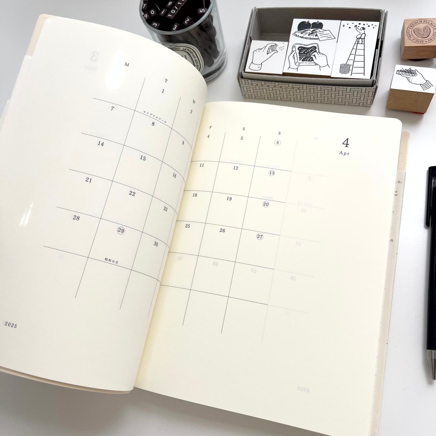 MIDORI 2025 Notebook Diary 1 Day 1 Page || A5