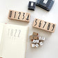 Yoko Kadokawa Number Rubber Stamp Set / Mini