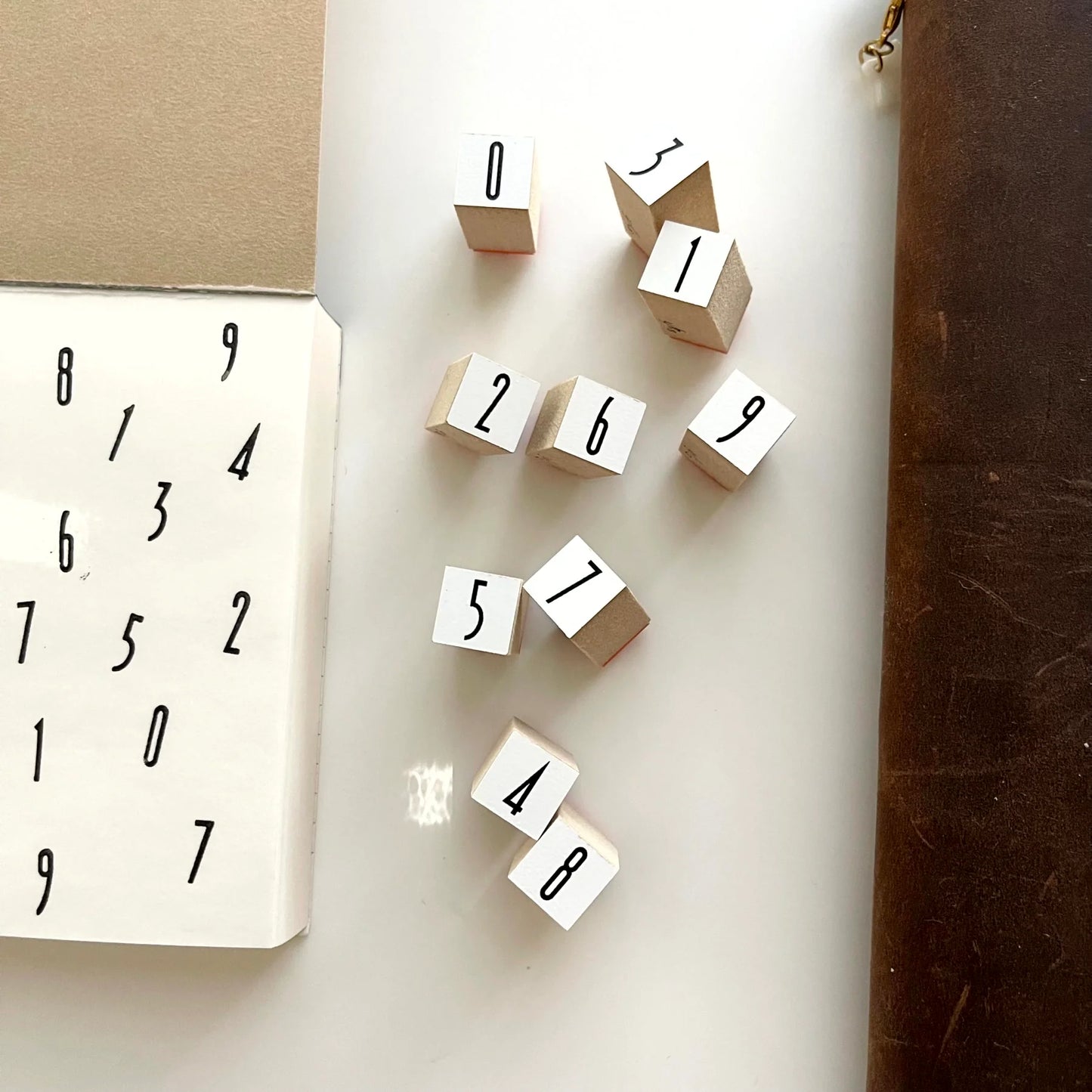Yoko Kadokawa Mini Number Stamp Set