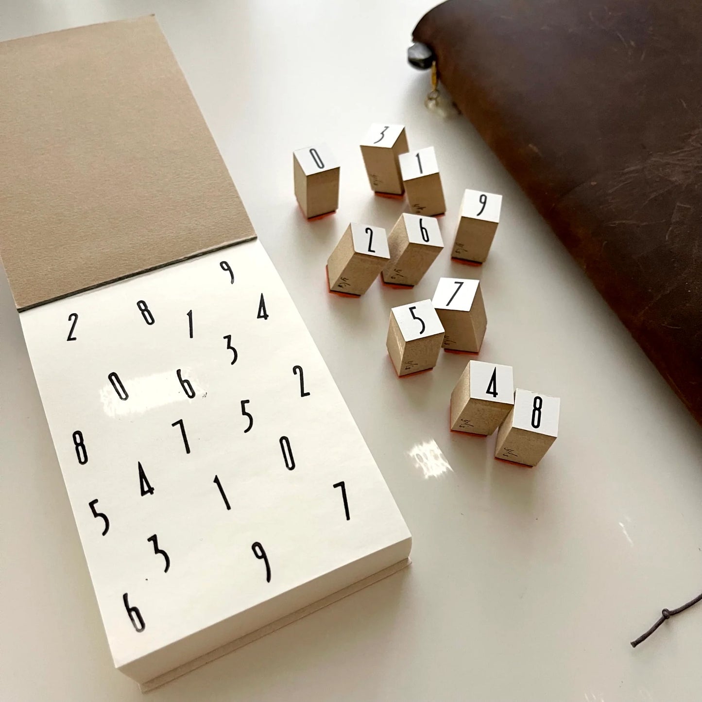 Yoko Kadokawa Mini Number Stamp Set