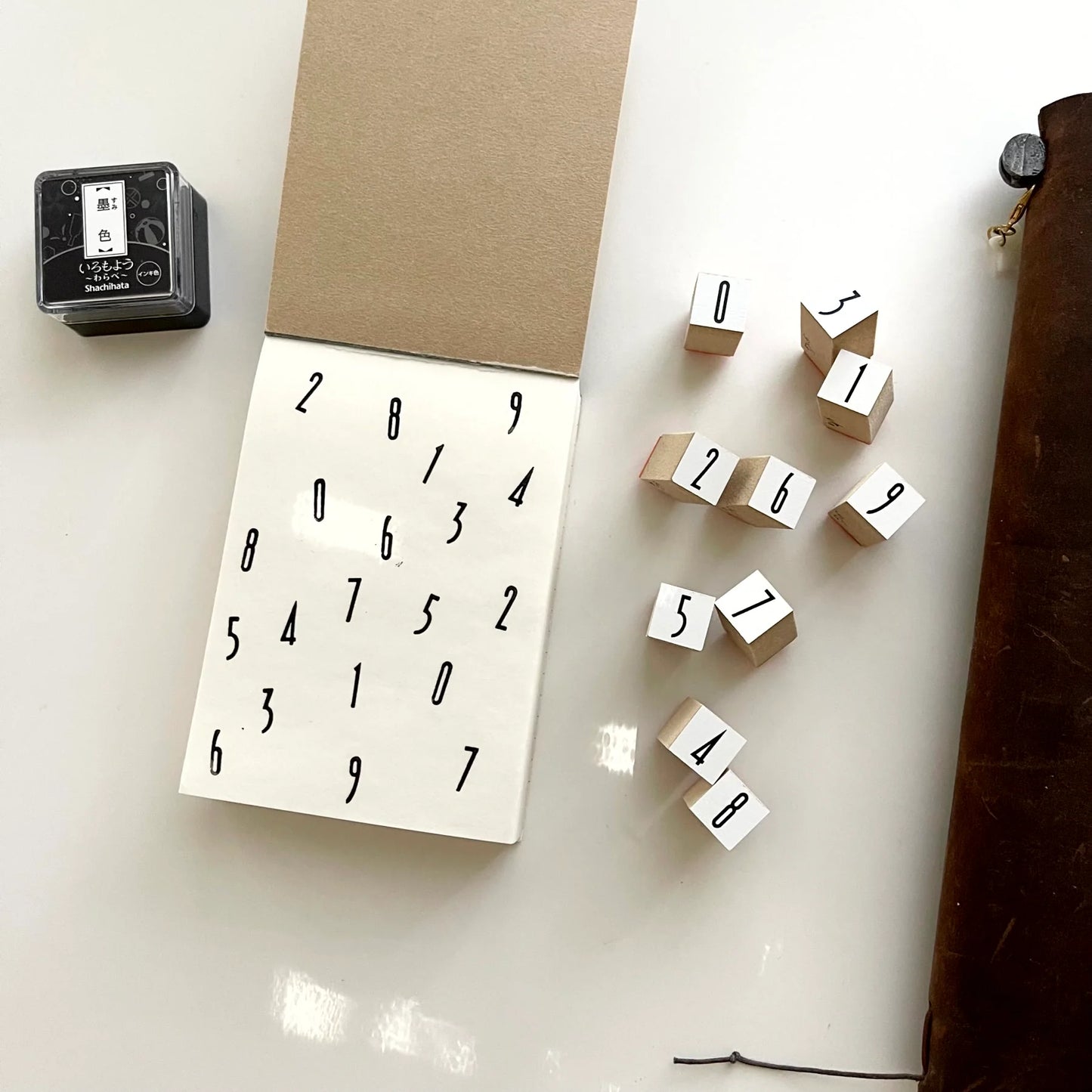 Yoko Kadokawa Mini Number Stamp Set