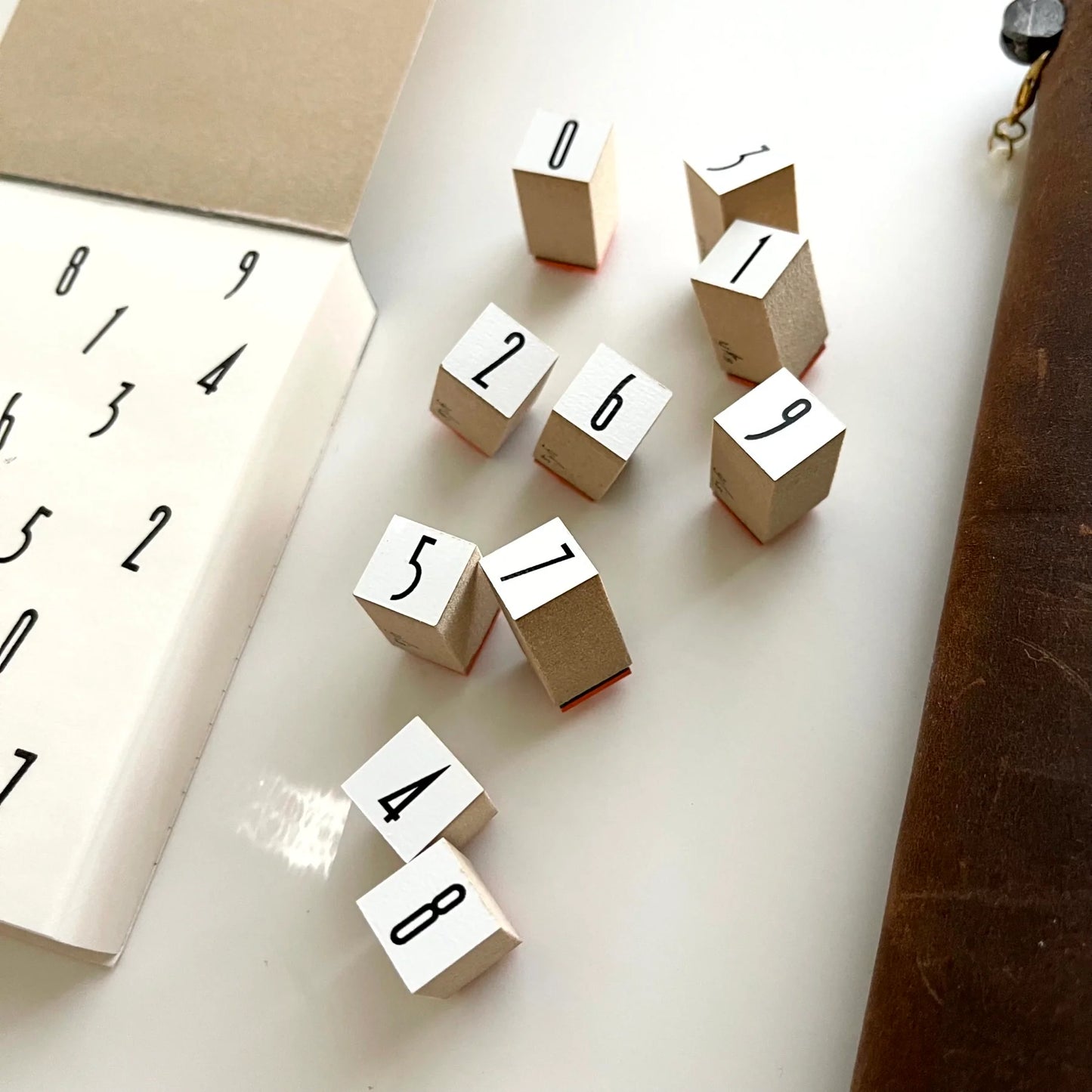 Yoko Kadokawa Mini Number Stamp Set