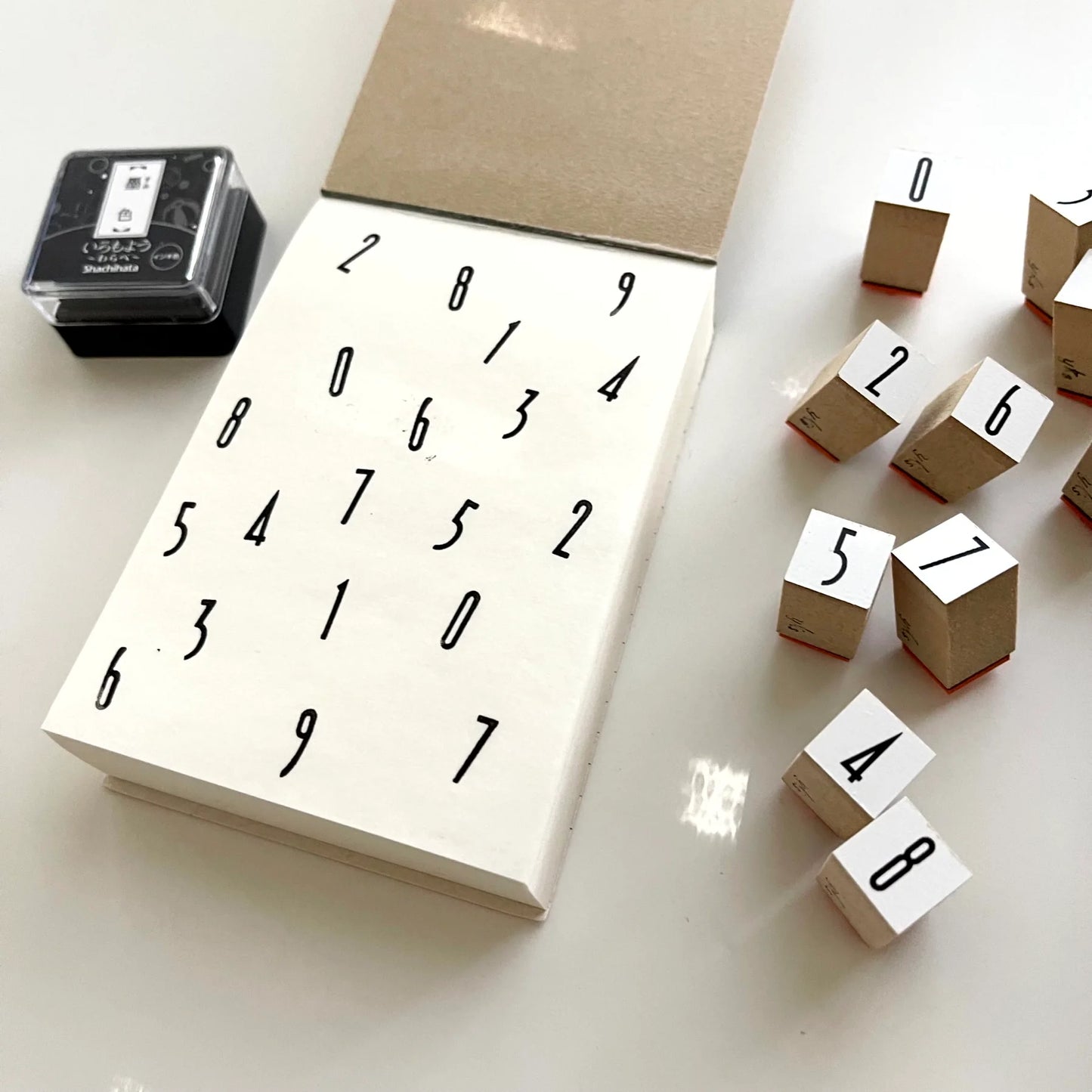 Yoko Kadokawa Mini Number Stamp Set
