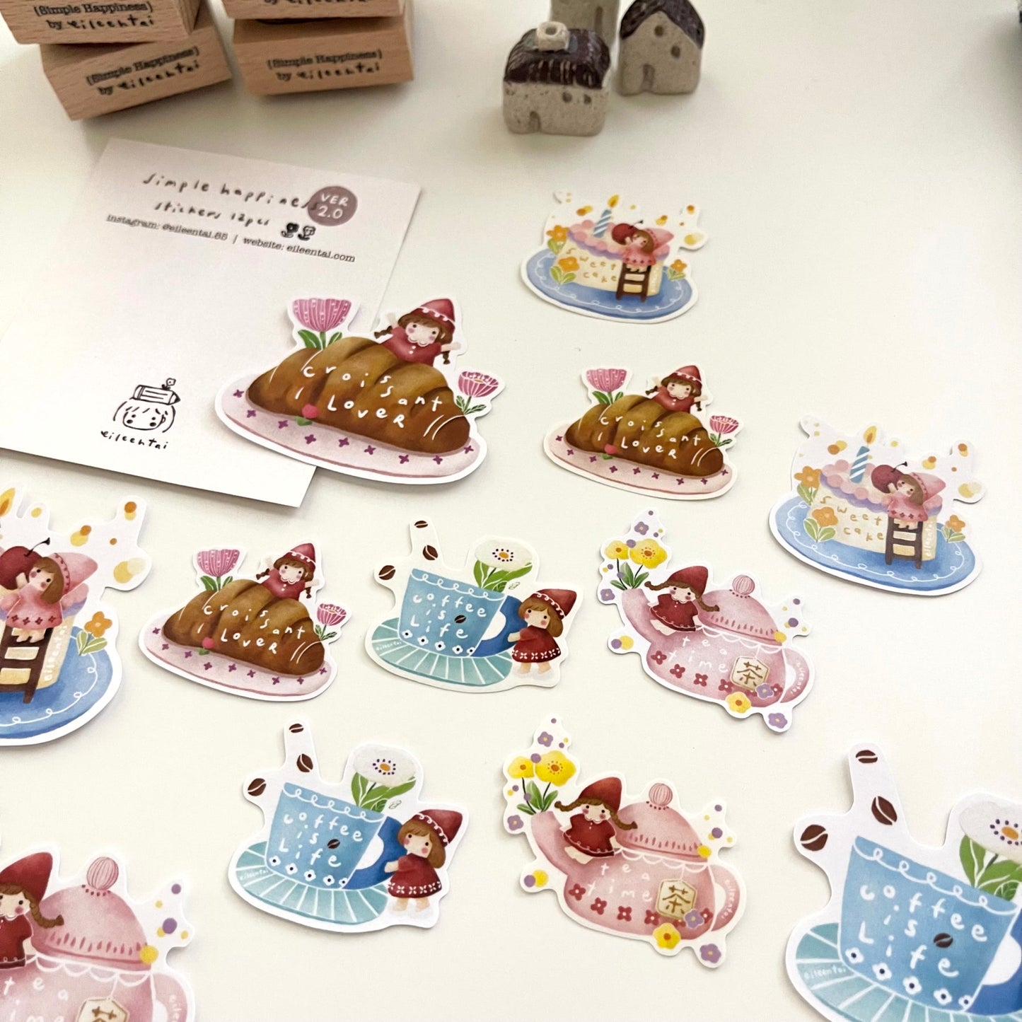 EileenTai.85 Simple Happiness Sticker Set / Ver. 2.0