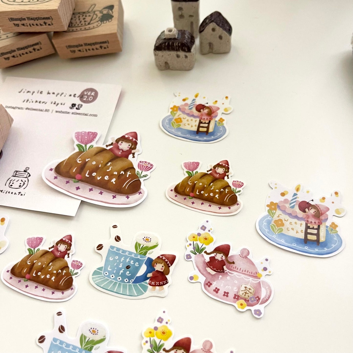 EileenTai.85 Simple Happiness Sticker Set / Ver. 2.0