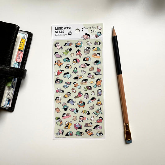 MIND WAVE Lazy Holiday Sticker SHeet
