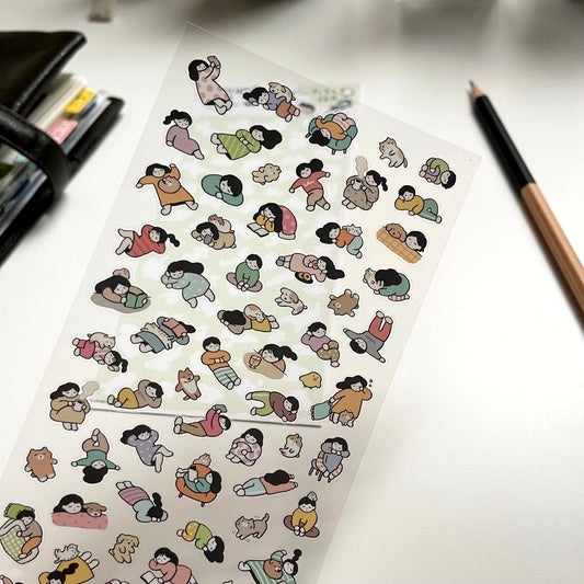 MIND WAVE Lazy Holiday Sticker SHeet