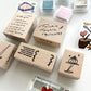 A kind of café Autumn Limited Rubber Stamps / 5 Designs