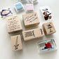 A kind of café Autumn Limited Rubber Stamps / 5 Designs