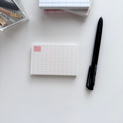 Organize a bit Short Memo Pad / 4 Designs