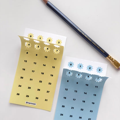 Organize a bit Day Sticker Set / 4 Options
