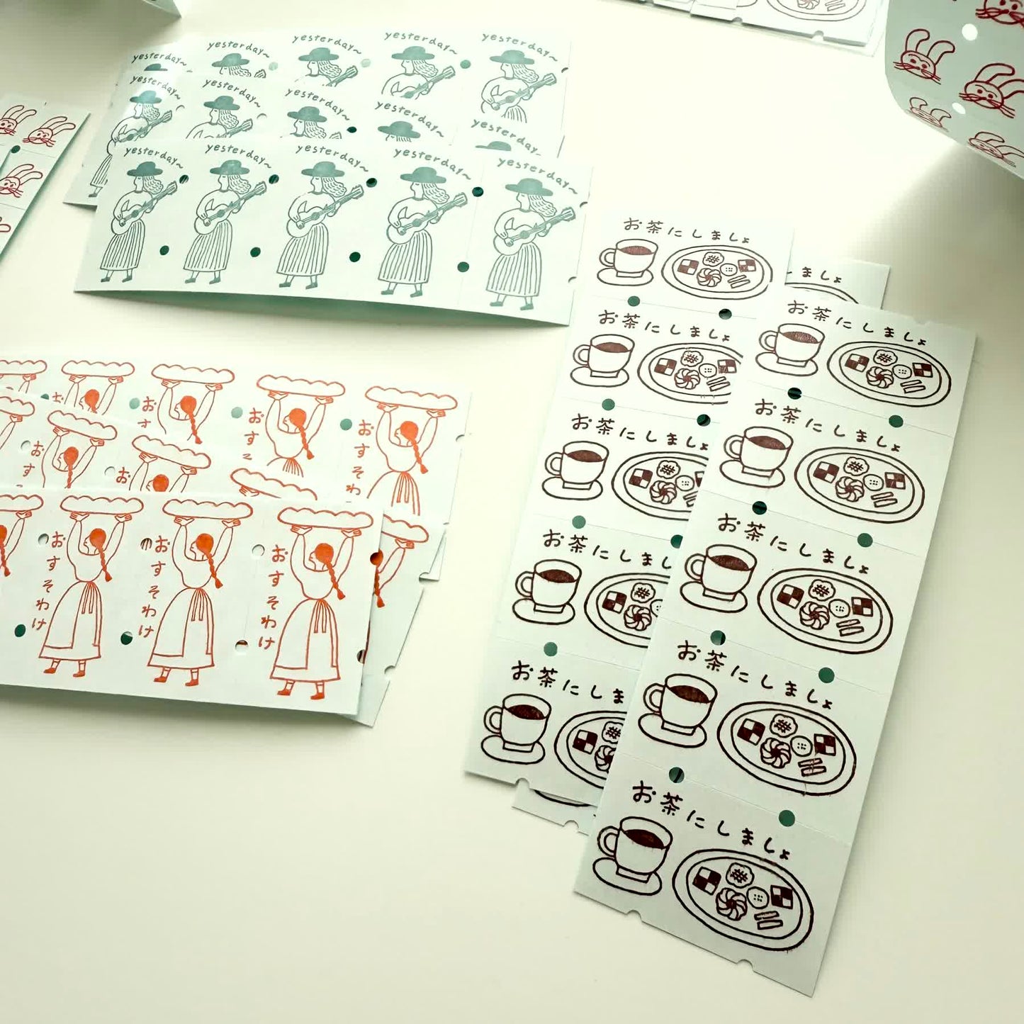 36 Sublo x Necktie Label Sticker Sample Pack