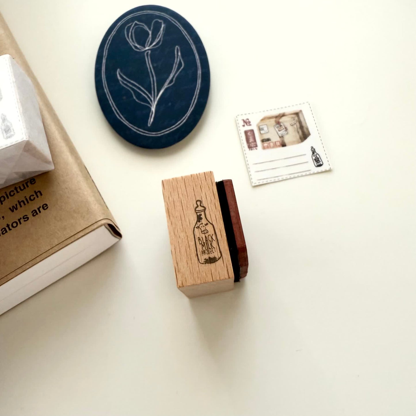 Black Milk Project Delivery Parcel Rubber Stamp / Parcel A