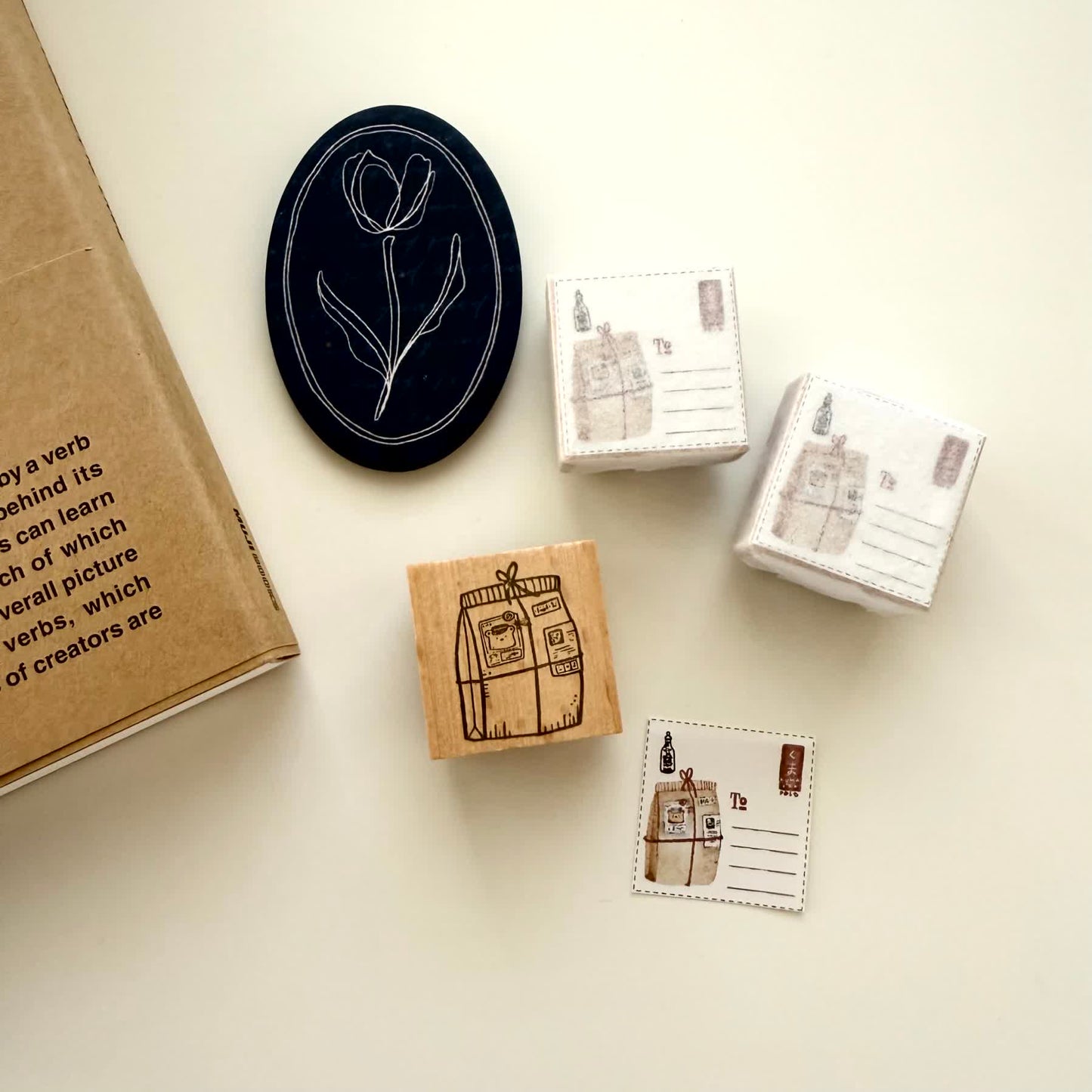 Black Milk Project Delivery Parcel Rubber Stamp / Parcel B