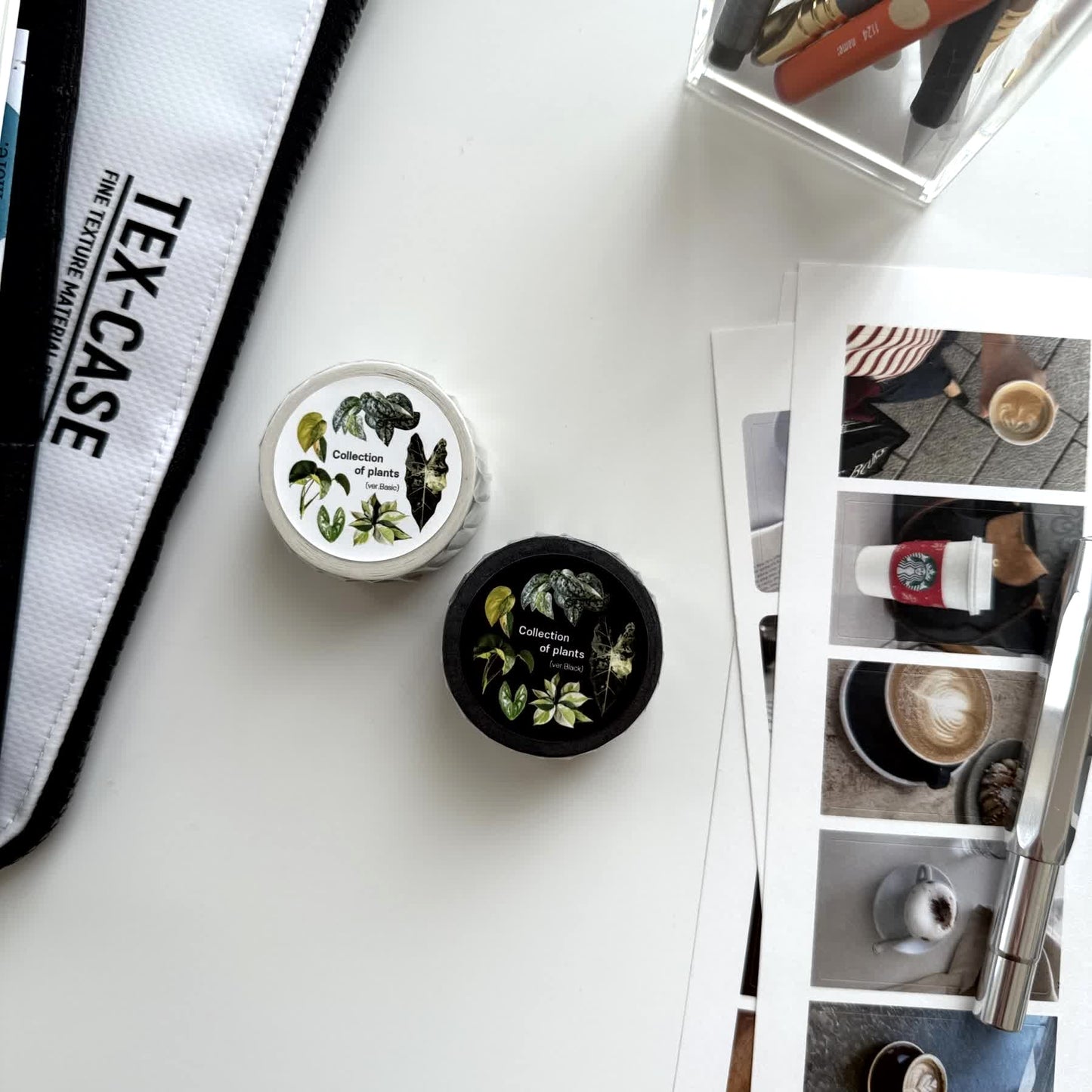 Kmmile Collection of Plants Masking Tape / Black ver.