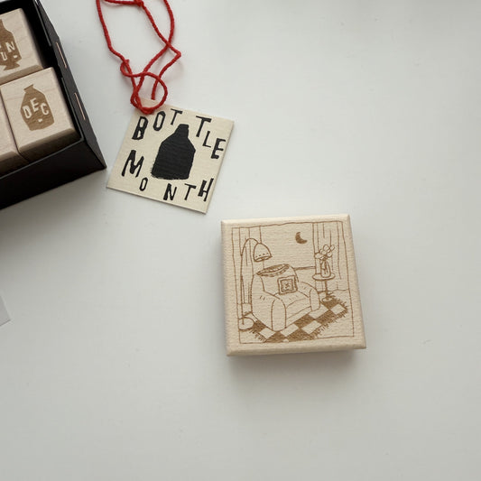 Heeymiao Chair Series Rubber Stamp / 2 Designs