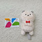 Mr. Eggplants Chubby Kitty Plush Toy / Key Chain / Bag Charm