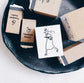Mr. Eggplants Her & Her Kitty Rubber Stamps / 5 Designs