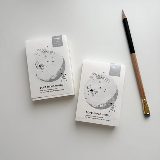 Sora Silver Moon Memo Block