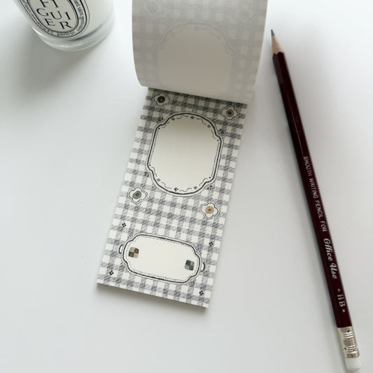 Pion Confectionery Memo Pad |  Plaid