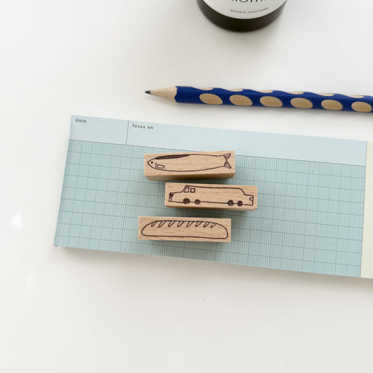 Kurukynki Fun Things Rubber Stamp / 3 Designs