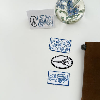 Kurukynki Fabric Sticker Patch / 3 Options