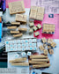 Kurukynki Retro Frames Rubber Stamp Set