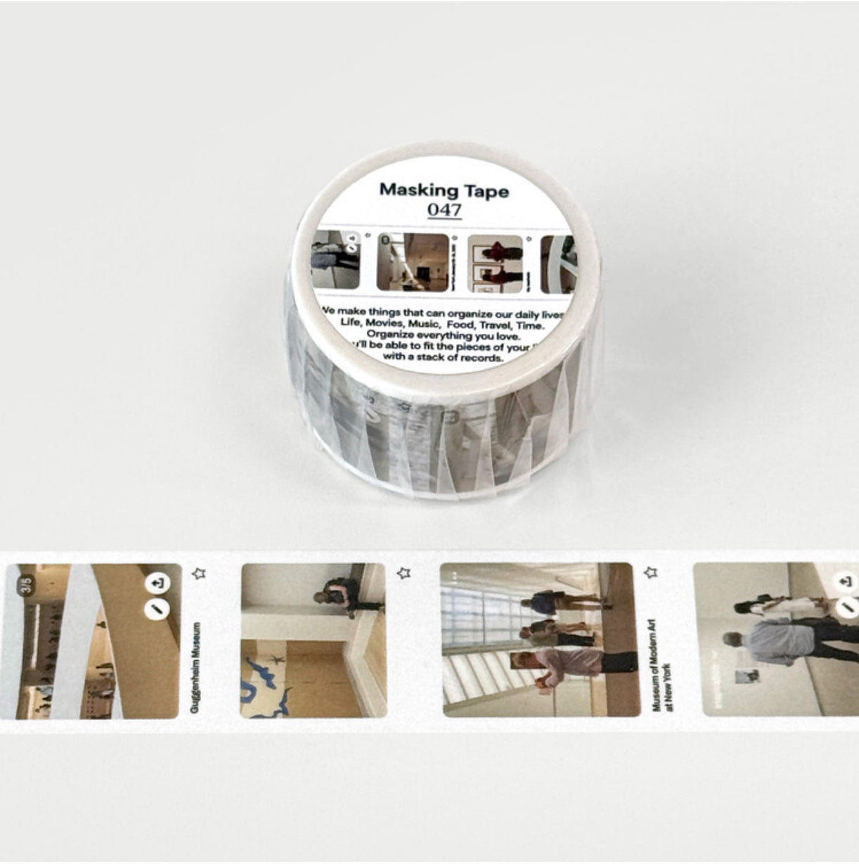 Organize a bit Masking Tape / 047 – Journal Station