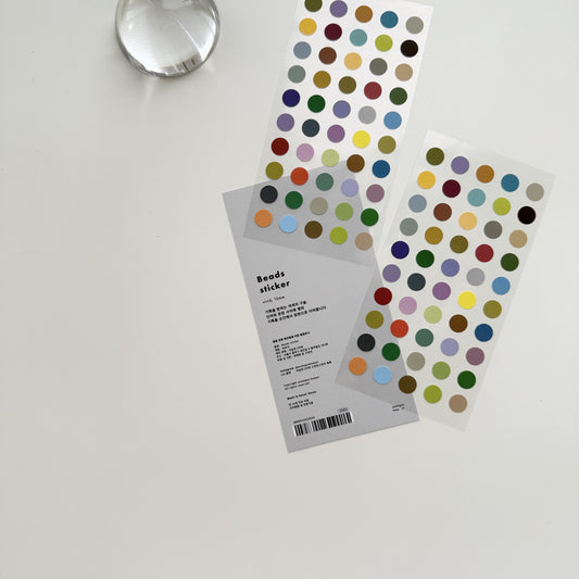 Analogue Keeper Beads Sticker / vivid (10mm)