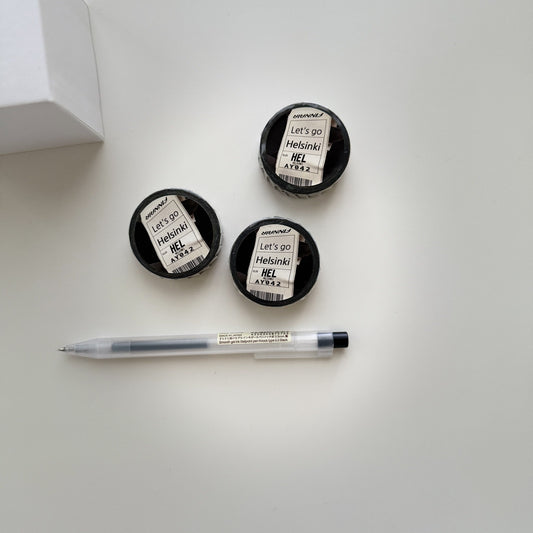 Kmmile Let's Go Helsinki Masking Tape