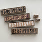 Pottery Rubber Stamp Set