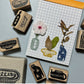 Pottery Rubber Stamp Set