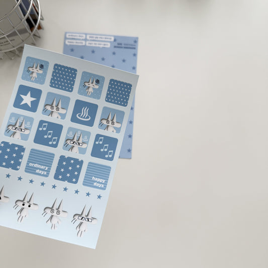 Jeongo Innerside Bluegomi's Happy Day Sticker