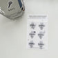 Jeongo Innerside Soft & Fluffy Rabbit Epoxy Sticker