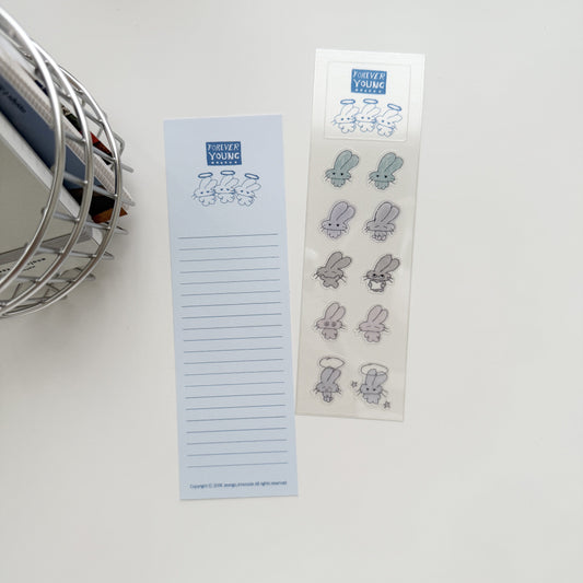 Jeongo Innerside Forever Rabbit Clear Sticker