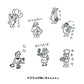 36 Sublo Walks of Life Rubber Stamp / 7 Designs