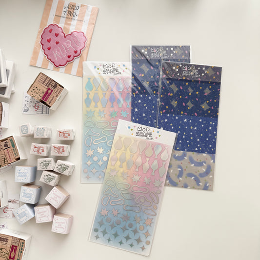 Kurukynki MOD Shape Sticker / 2 Designs
