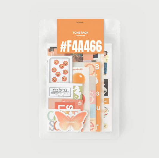 Organize a bit Tone Pack Orange #F4A466