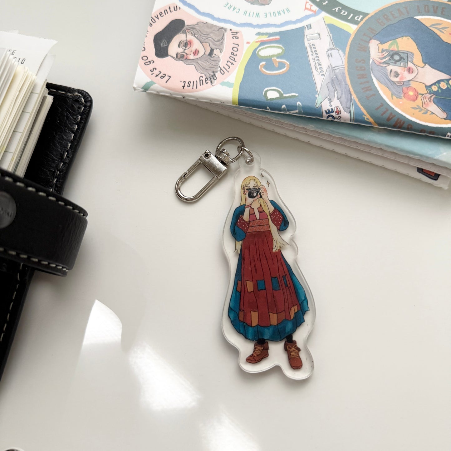 La Dolce Vita Acrylic Journal Charm / 7 Designs