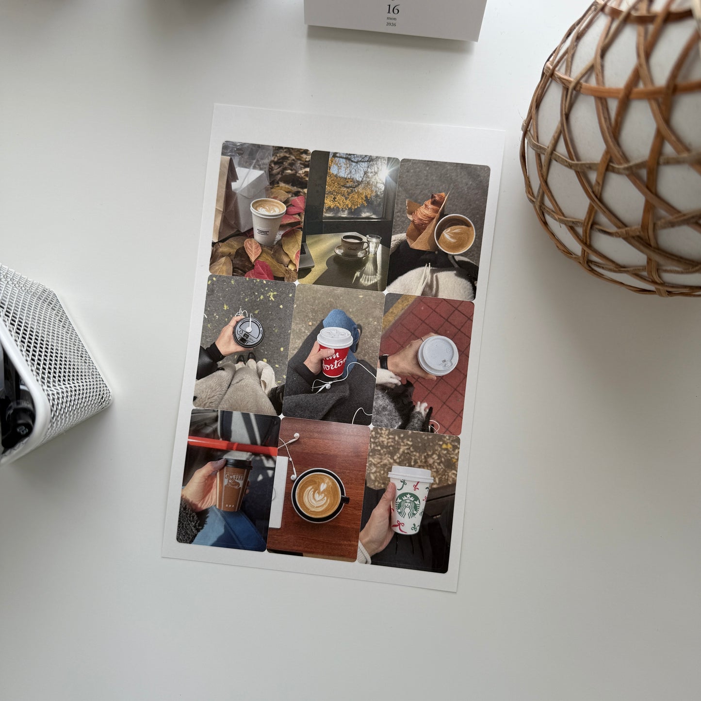 Kmmile Large Coffee Sticker Sheet (5)
