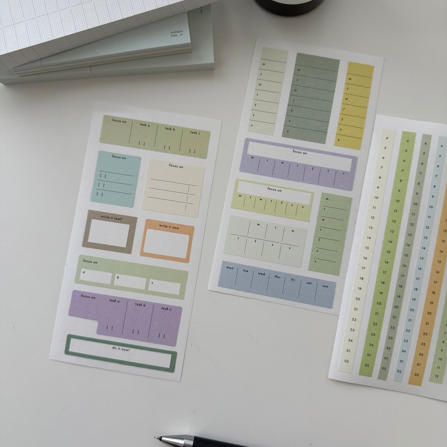 Analogue Keeper 2025 NEW Beginning Sticker Set / 4 Designs