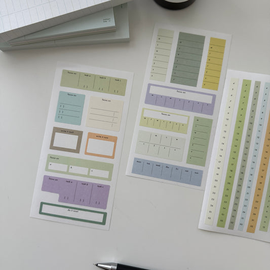 Analogue Keeper 2025 NEW Beginning Sticker Set / 4 Designs